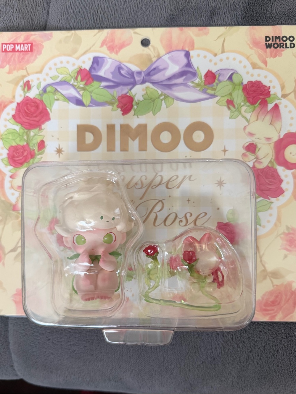 DIMOO Whisper Rose Figure - Pink Collectible